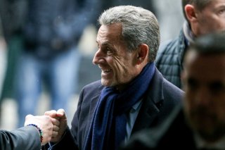 1/19. Arrivée de Nicolas Sarkozy, ancien président. © Michel Stoupak. Mar 26.03.2024, 14h55m42.