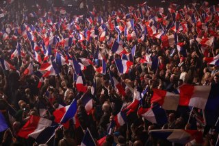 4/15. Les partisans du parti “Reconquëte!” applaudissent. © Michel Stoupak. Dim 10.03.2024, 14h59m38.