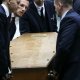 8/19. Les porteurs du cercueil de Frédéric Mitterrand. © Michel Stoupak. Mar 26.03.2024, 15h03m12.