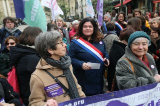 4/8. La députée de La France Insoumise (LFI) Raquel Garrido (C). © Michel Stoupak. Mer 28.02.2024, 16h35m05.