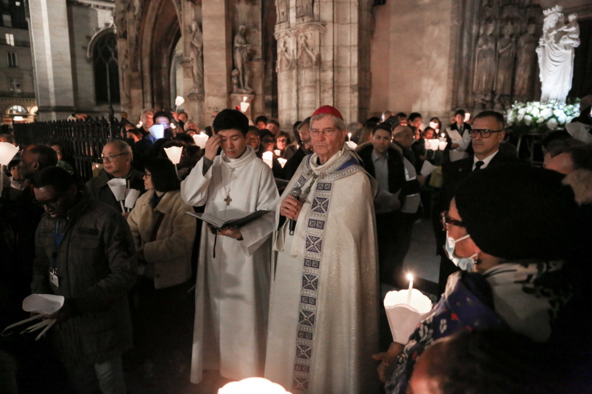15.11.2024. Notre-Dame : des milliers de Parisiens ont raccompagné la « Vierge du Pilier »