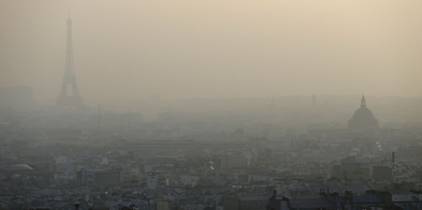 pic de pollution aux particules fines à Paris vendredi 14 mars