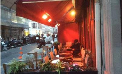 Une nouvelle terrasse chauffée par CHODEVAN à Paris (11), le Clown Bar