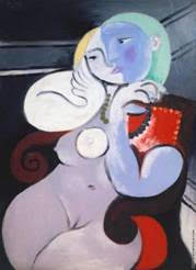 Femme nue dans un fauteuil rouge (Picasso)
