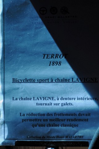4/59. Terrot, 1898. Bicyclette sport à chaîne Lavigne. 15:41.