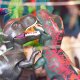 27/32. Le Playmo Park : bataille de dinosaures. © J.-F. Saby. Morlaix. Dim 10.07.2016, 11:04.