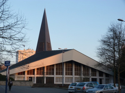 L'église Notre-Dame du Bouguen, à Brest-Bellevue.