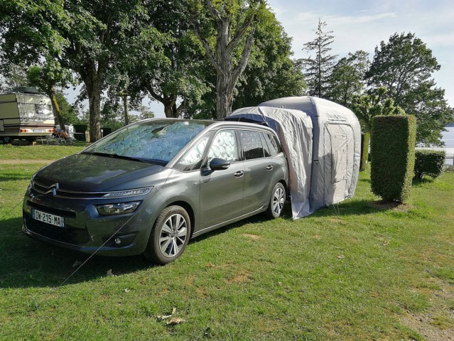 07.06.2019. Camping. Le Grand C4 équipé pour l'itinérance