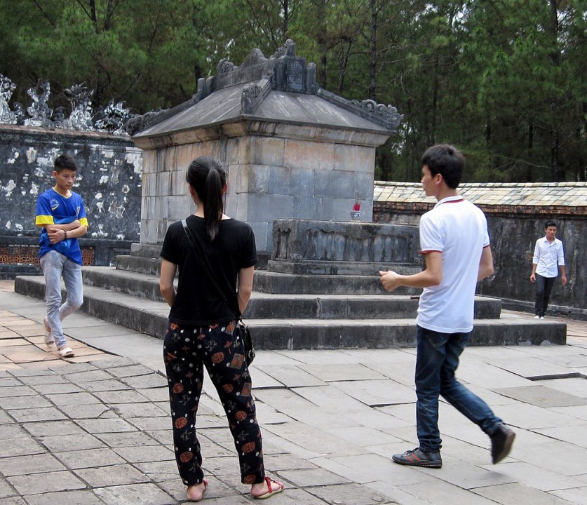 Le tombeau de Tu Duc, dernier roi du Vietnam. Hué - La rivière des Parfums