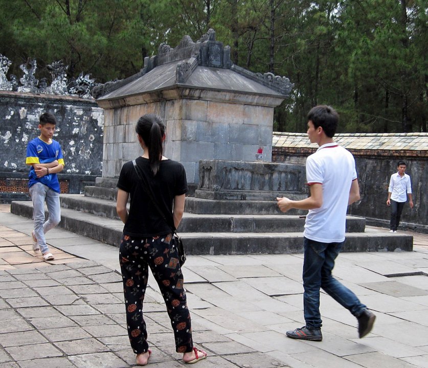 Le tombeau de Tu Duc, dernier roi du Vietnam.