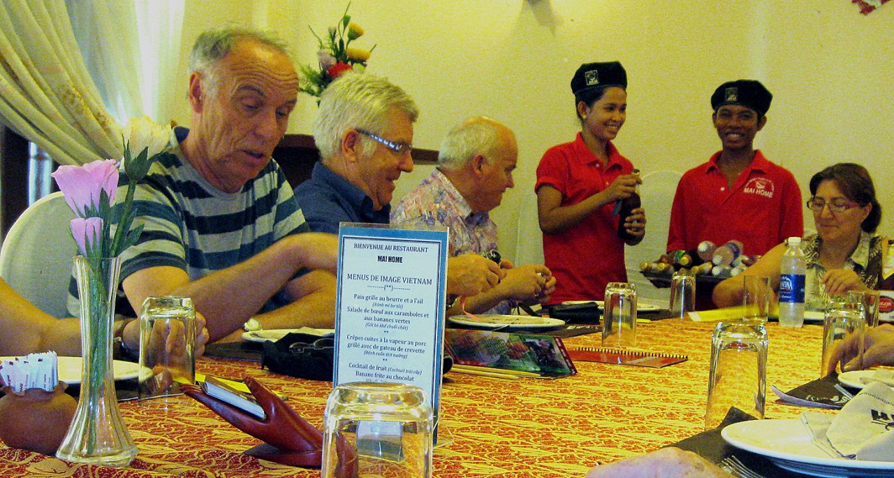A l'école culinaire d'Ho Chi Minh. Hoi An - Danang - Ho Chi Minh