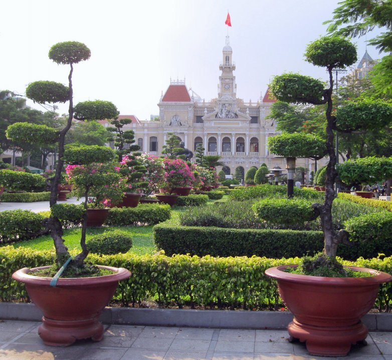 L'hôtel de ville.