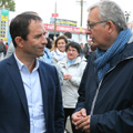 Benoît Hamon et Pierre Laurent