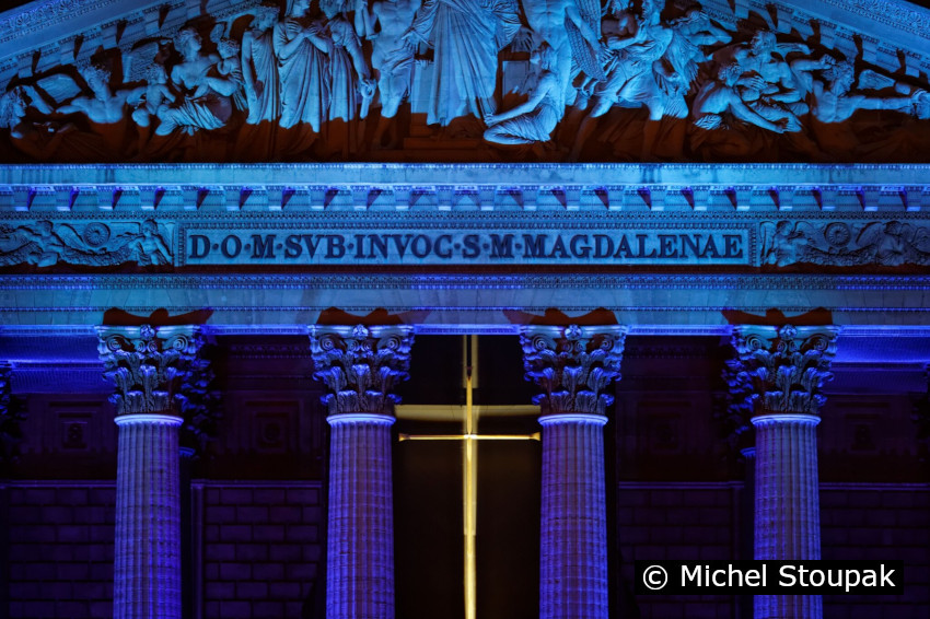 1/18. La Madeleine illuminée. © Michel Stoupak. Sam 21.12.2013, 18h36m21.