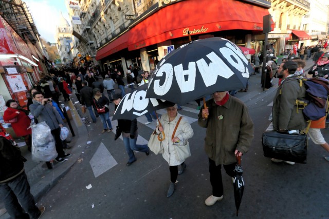 14/18. Manifestation contre le chômage et la précarité. © Photo Michel Stoupak. Sam 01/12/2012.