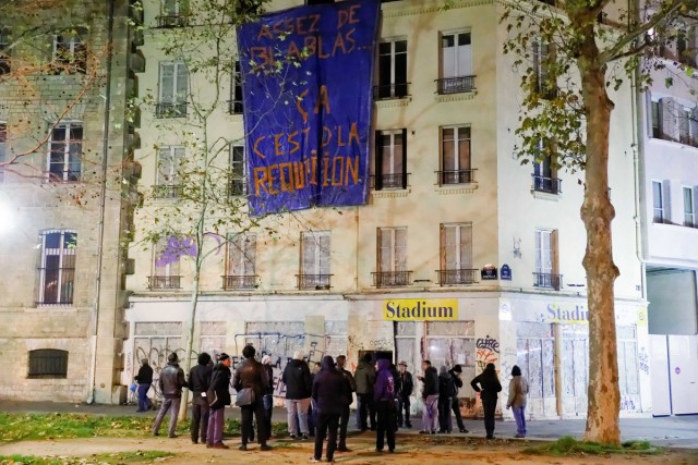 01.12.2012. Un immeuble réquisitionné, expulsé par les forces de l'ordre