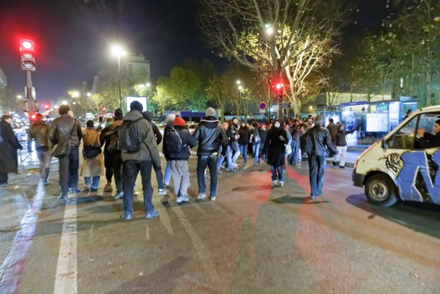 01.12.2012. Un immeuble réquisitionné, expulsé par les forces de l'ordre