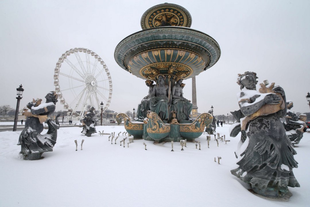 1/19. Paris sous la neige. © Photo Michel Stoupak. Sam 19.01.2013, 11:46.