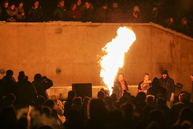 26/26. Soirée de feu sur la glace au Palais de Tokyo, à Paris. © Michel Stoupak. Dim 20.01.2013, 00 h 07.