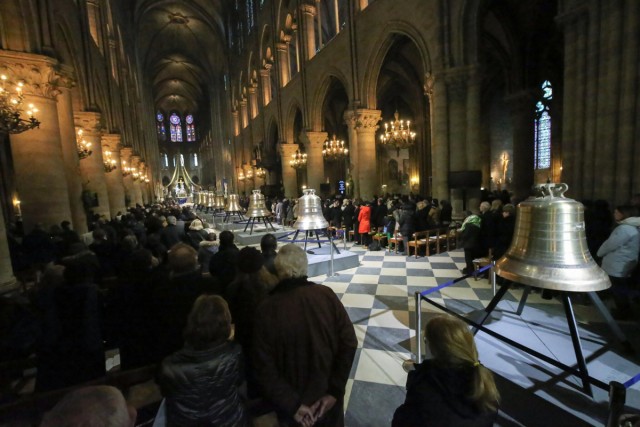 5/15. De nouvelles cloches pour Notre-Dame de Paris. © Michel Stoupak. Dim 10.02.2013, 13:24.