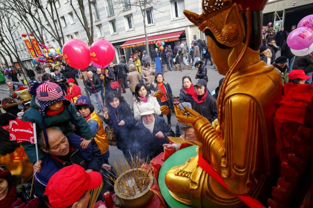 17.02.2013. Nouvel An chinois 2013 : le 13e arrondissement de Paris en fête