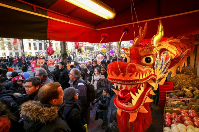 17.02.2013. Nouvel An chinois 2013 : le 13e arrondissement de Paris en fête