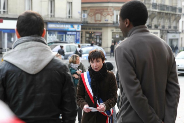 2/15. Mariage pour tous à la mairie de Saint-Denis. © Michel Stoupak. Sam 23.03.2013, 17h14m12.