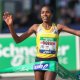 2/18. L’Ethiopienne Boru Tadese s’impose au marathon de Paris. © Michel Stoupak. Dim 07.04.2013, 10h07m02.