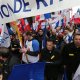 2/27. Marine Le Pen se pose en « vrai chef » lors du défilé frontiste du 1er mai. © Michel Stoupak. Mer 01.05.2013, 09h28m40.