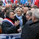 9/27. Marine Le Pen et Gilbert Collard lors du défilé frontiste du 1er mai. © Photo Michel Stoupak. Mer 01.05.2013, 10h06m08.