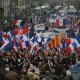 19/27. Marine Le Pen se pose en « vrai chef » lors du défilé frontiste du 1er mai. © Michel Stoupak. Mer 01.05.2013, 11h02m47.