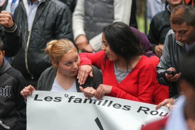 20/27. Manifestation parisienne contre les expulsions de Roms. © Michel Stoupak. Sam 25.05.2013, 15h53m05.