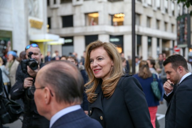 3/18. Arrivée de Valérie Trierweiler, compagne du Président de la République. © Michel Stoupak. Mer 29.05.2013, 19h54m30.