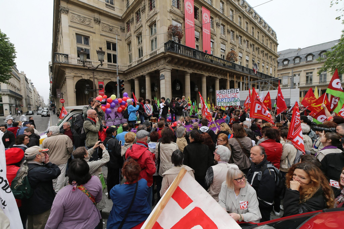1/18. Une « marche des femmes contre l’austérité ». © Michel Stoupak. Dim 09.06.2013, 14h17m33.