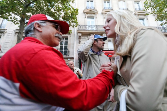 5/9. Marion Maréchal-Le Pen contre la guerre en Syrie et le Qatar. © Michel Stoupak. Lun 09.09.2013, 19h55m44.