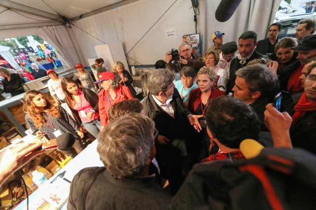 12/18. Jean-Luc Mélenchon en dissident à la fête de l’Huma. © Michel Stoupak. Ven 13.09.2013, 18h33m55.