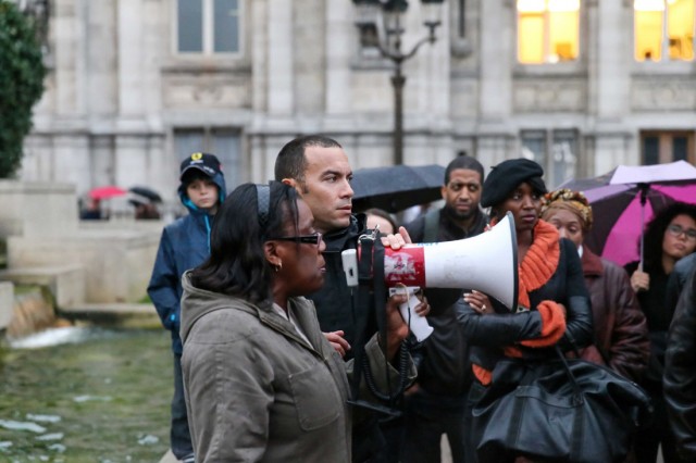 6/12. Contre des déclarations racistes sur Christiane Taubira. © Michel Stoupak. Ven 25.10.2013, 18h24m24.