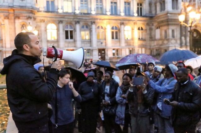 12/12. Contre des déclarations racistes sur Christiane Taubira. © Michel Stoupak. Ven 25.10.2013, 18h47m33.