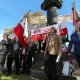 7/15. Manifestation de Polonais contre le retrait d’un poème des programmes scolaires. © Michel Stoupak. Dim 10.11.2013, 13h23m59.