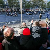 1/9. 11-Novembre : François Hollande hué sur les Champs-Elysées. © Michel Stoupak. Lun 11.11.2013, 11h19m29.