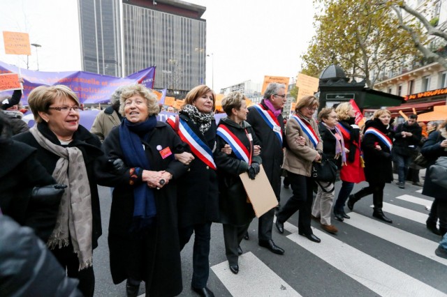 14/27. Manifestation contre la prostitution et les violences aux femmes. © Michel Stoupak. Sam 23.11.2013, 14h40m30.