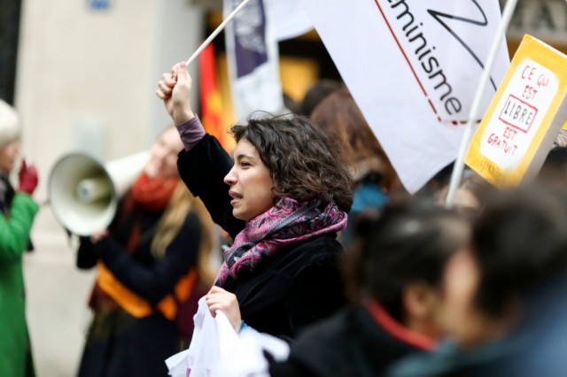23/27. Manifestation contre la prostitution et les violences aux femmes. © Michel Stoupak. Sam 23.11.2013, 14h58m41.