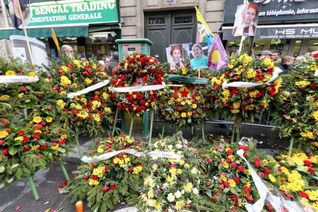 11.01.2014. Paris : manifestation un an après l’assassinat de trois militantes kurdes