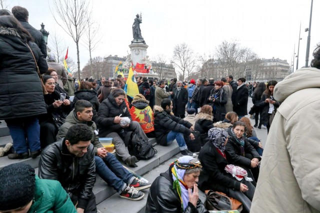 11.01.2014. Paris : manifestation un an après l’assassinat de trois militantes kurdes