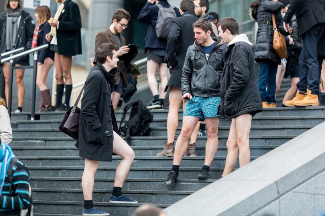 12.01.2014. « No Pants Subway Ride », ou comment prendre le métro en slip