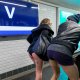 16/40. « No Pants Subway Ride », ou comment prendre le métro en slip. © Michel Stoupak. Dim 12.01.2014.