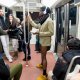 20/40. « No Pants Subway Ride », ou comment prendre le métro en slip. © Michel Stoupak. Dim 12.01.2014.