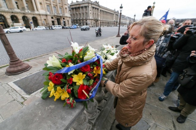 21.01.2014. Paris : les royalistes réunis en mémoire du roi Louis XVI guillotiné