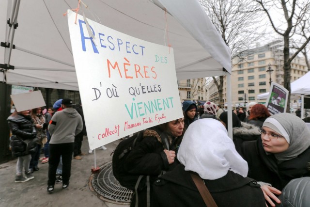 25.01.2014. Paris : mobilisation contre l’islamophobie