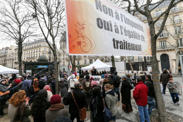 25.01.2014. Paris : mobilisation contre l’islamophobie